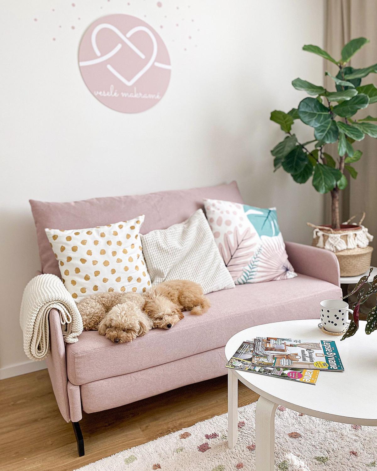 2-SITZER-SCHLAFSOFA Polyester Rosa Belfast - Pink, Textil (147/68/80cm) - Beliani
