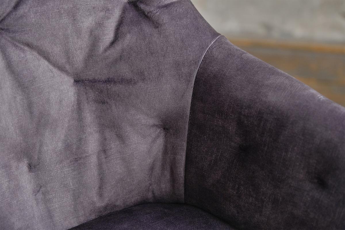 BÜROSTUHL KAYA Anthrazit Velvet - Anthrazit/Schwarz, Textil (64/79/61cm) - KAWOLA