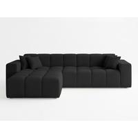 ECKSOFA Loopo Schwarz Links - Schwarz, Holz/Textil (265/180cm) - Graingold
