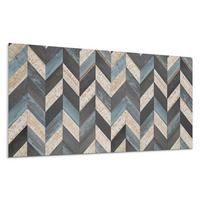 WANDPANEEL 6x 60x30 cm selbstklebend Bravino - Platinfarben, Kunststoff (30/1.6/60cm) - Wallfluent