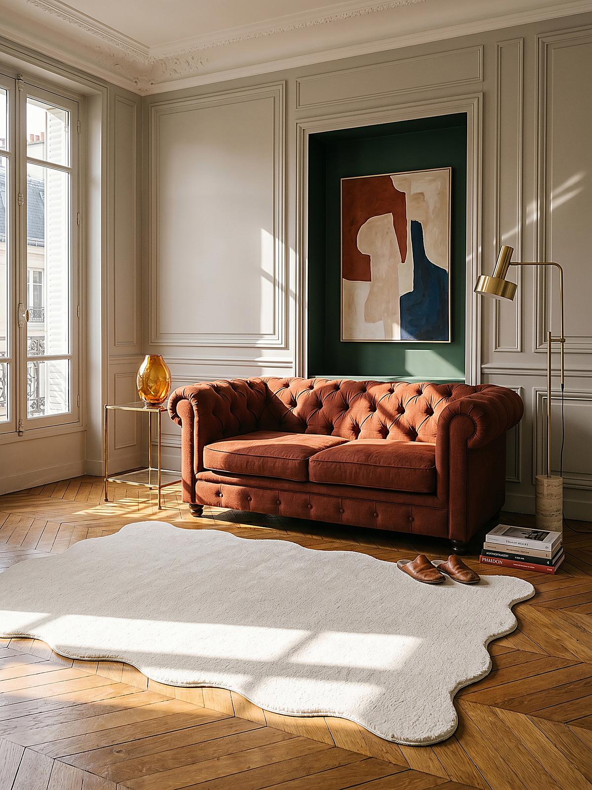 HOCHFLORTEPPICH Antirutsch Uni TIRSO Polyester Beige 140 x 200 cm - Beige, Textil (140/200cm) - KADIMA DESIGN