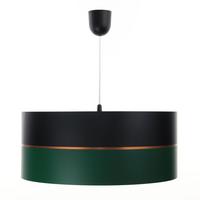 HÄNGELEUCHTE Grün 30/21 cm - Schwarz/Grün, Kunststoff (30/0.45/21cm) - ONZENO