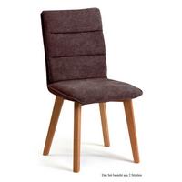 ESSZIMMERSTUHL (2er-Set) Darija 47x92x60 Eiche geölt/Braun - Eichefarben/Braun, Kunststoff (60/92/47cm) - 58aufmkessel