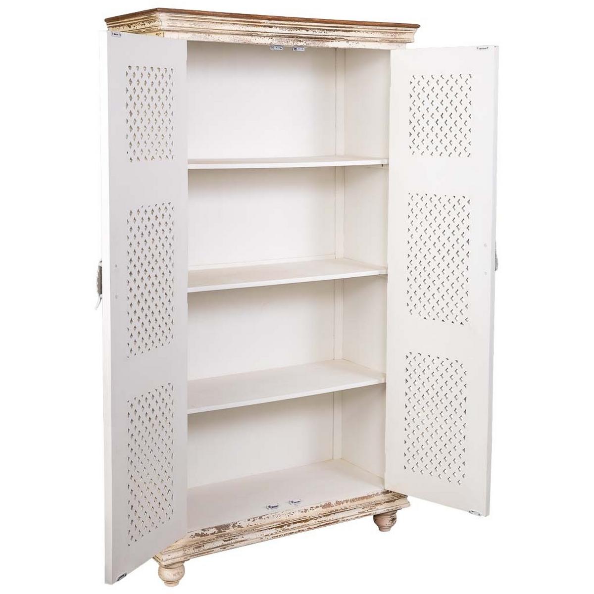KLEIDERSCHRANK aus holz 104x43x188cm - Weiß, Holz (104/188/43cm) - Wanderlust