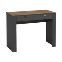 SCHMINKTISCH Mossa MO10 - Goldfarben/Schwarz, Holzwerkstoff/Kunststoff (102/50/79cm) - MIRJAN24