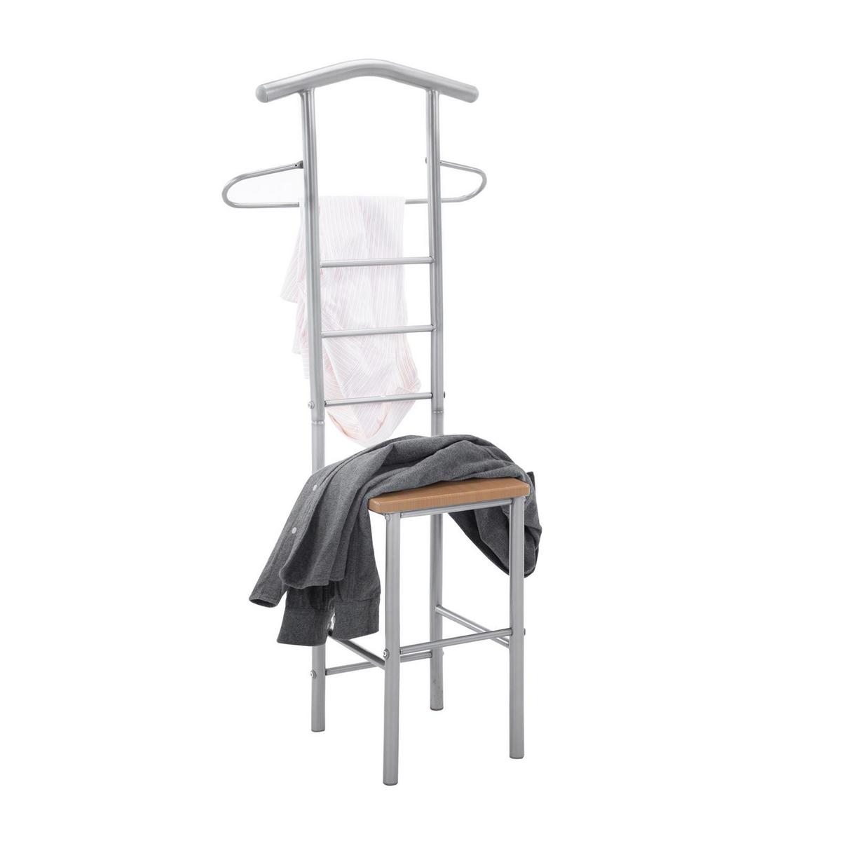 HERRENDIENER JIVO buchefarben - Buchefarben, Metall (53/121/47cm) - CARO-Möbel