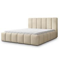 POLSTERBETT RANIS 120x200 cm mit Bettkästen - Beige - Beige, Holz/Textil (120/200cm) - MASSENO