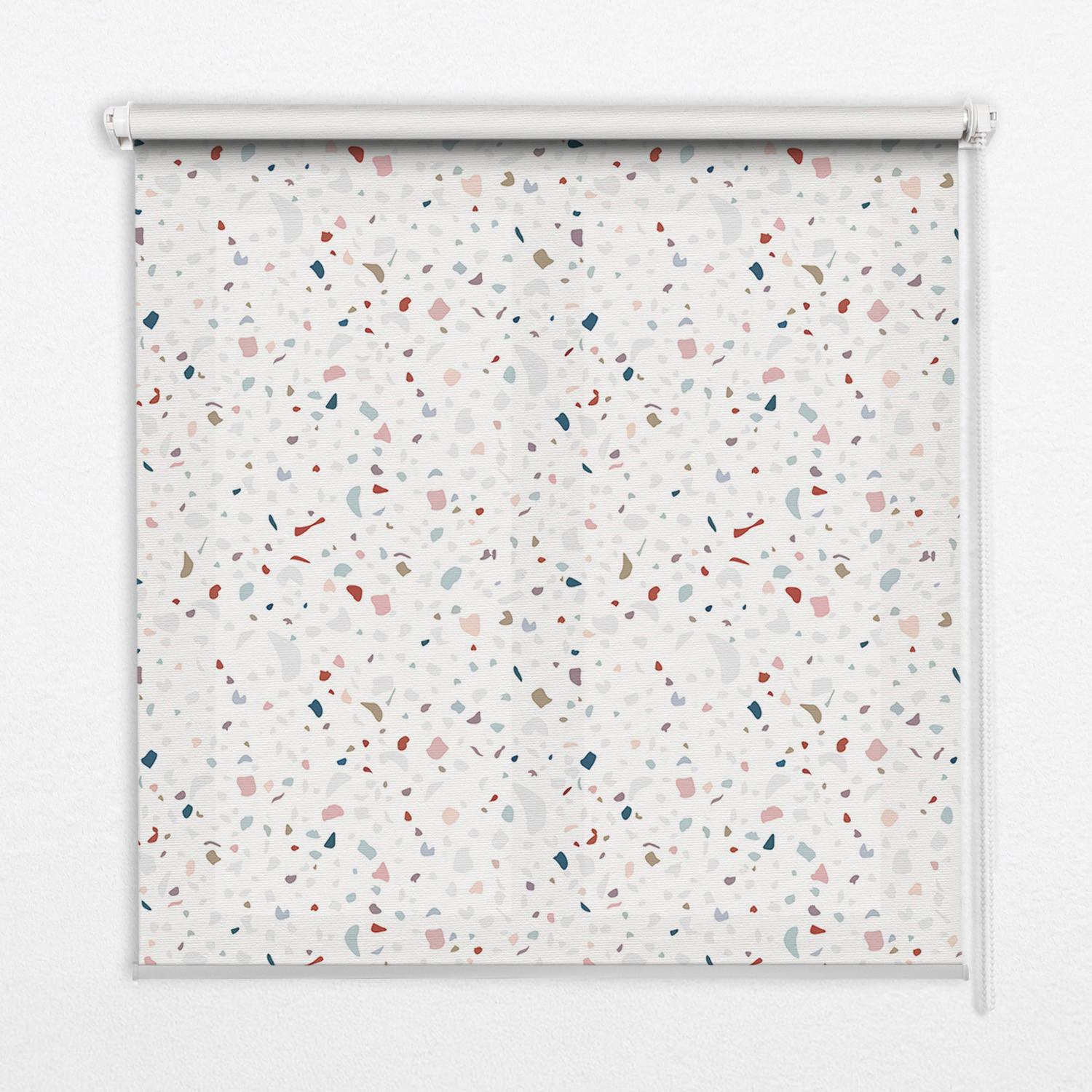 INNENROLLO - Fensterrollo - Rollo - 150x180 cm - Grafische Elemente - Grau, Kunststoff (150/180/0.5cm) - TULUP