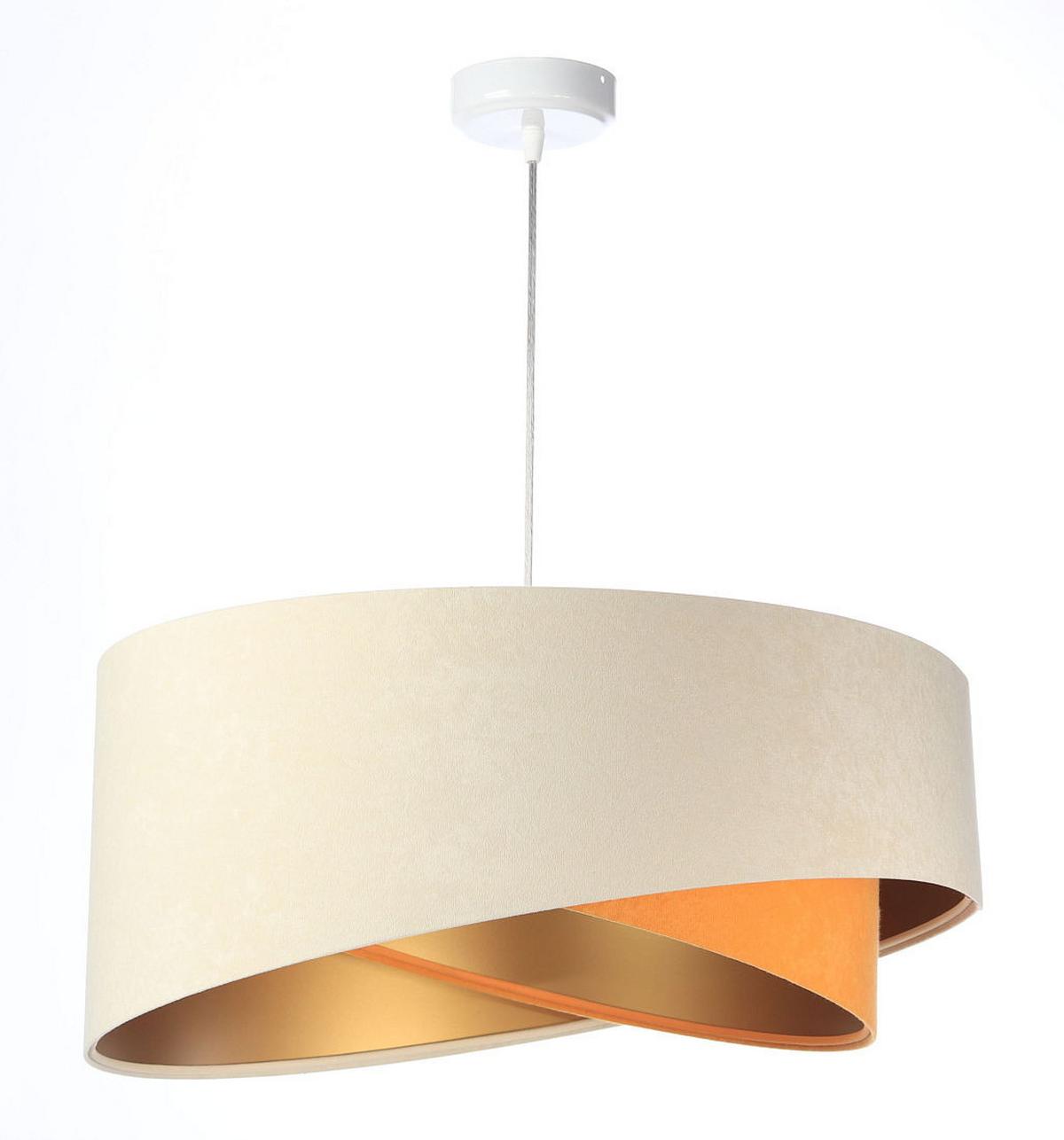 HÄNGELEUCHTE Gold 50/23 cm - Goldfarben, Kunststoff (50/1/23cm) - ONZENO