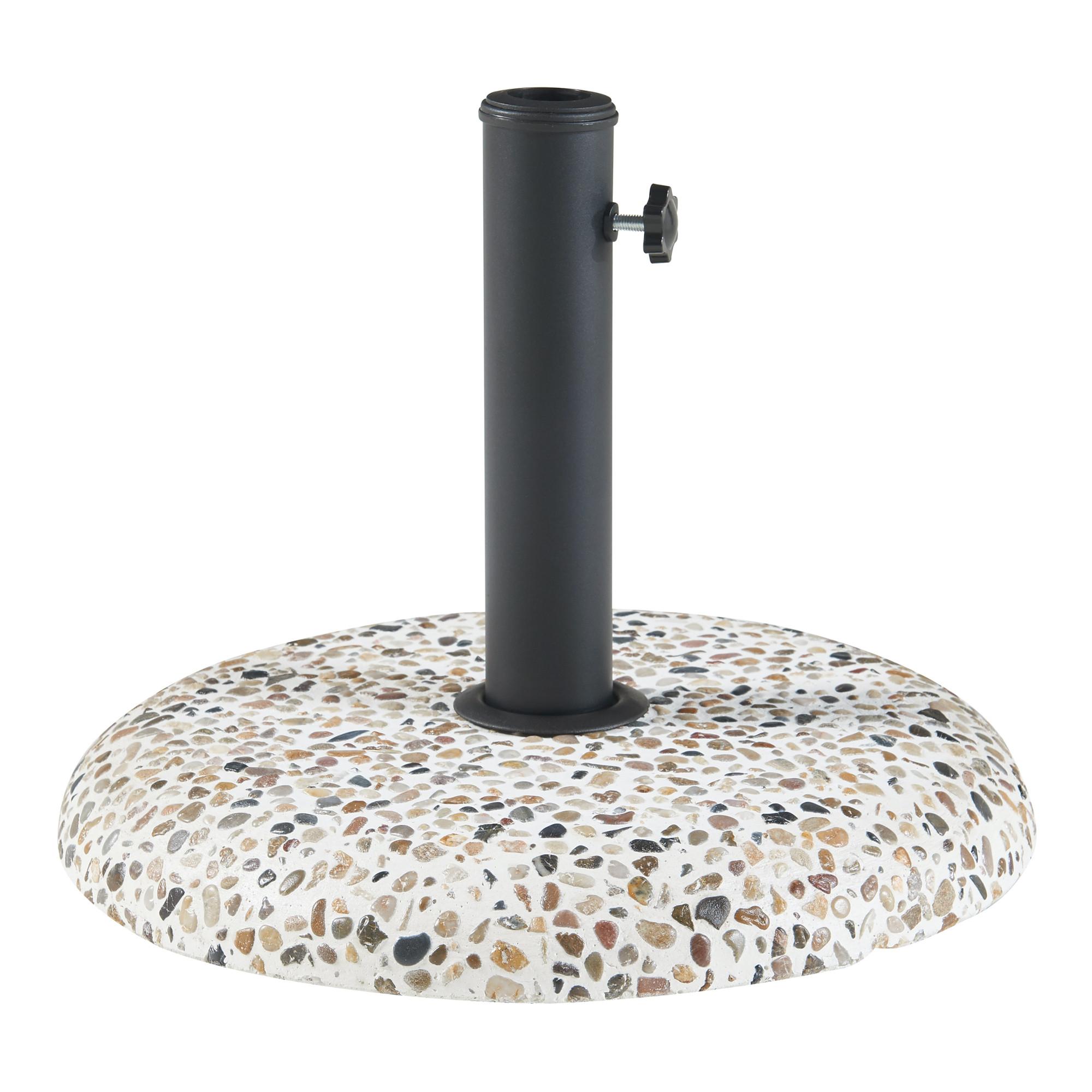 SONNENSCHIRMSTÄNDER Bitritto - Multicolor, Stein (45/45cm) - casa.pro