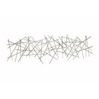 WANDDEKO Gold 150/50 cm - Goldfarben, Metall (1.6/50/4cm) - KUNSTLOFT