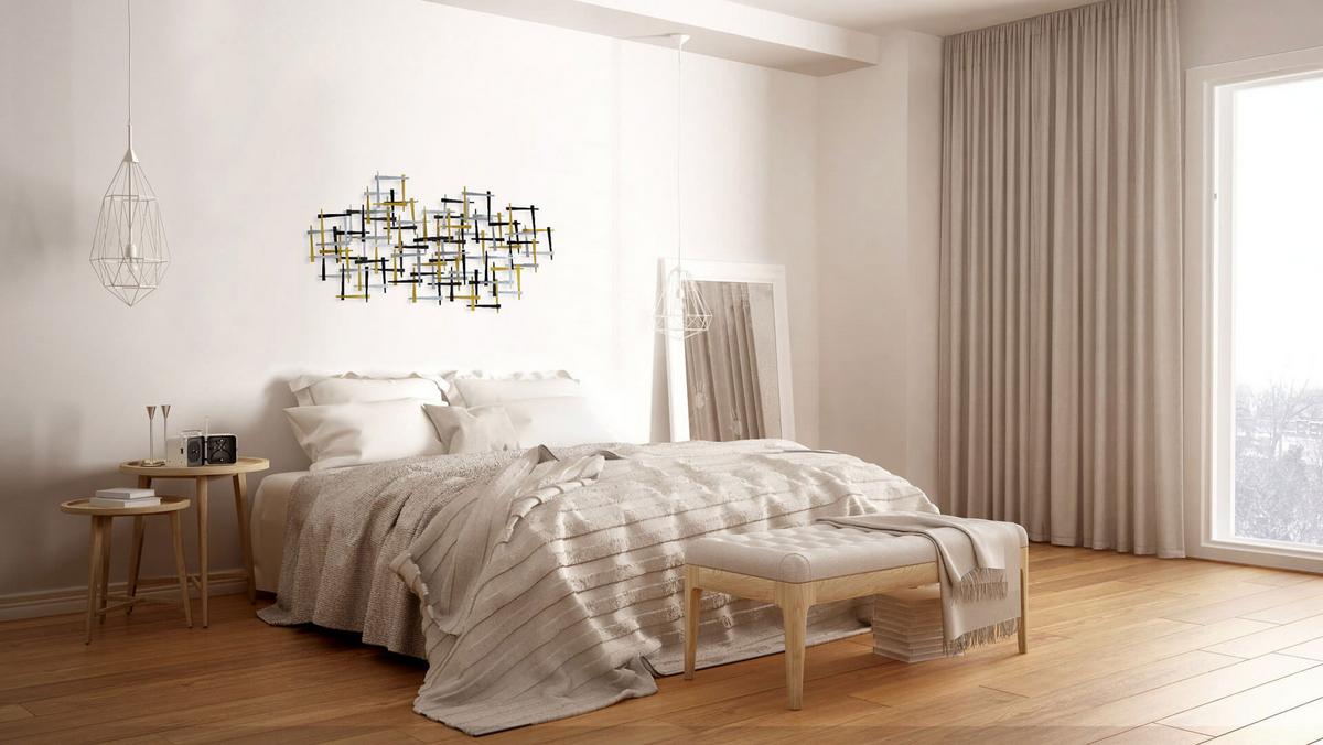 WANDDEKO Gold 108/60 cm - Goldfarben, Metall (3.89/60/4cm) - KUNSTLOFT
