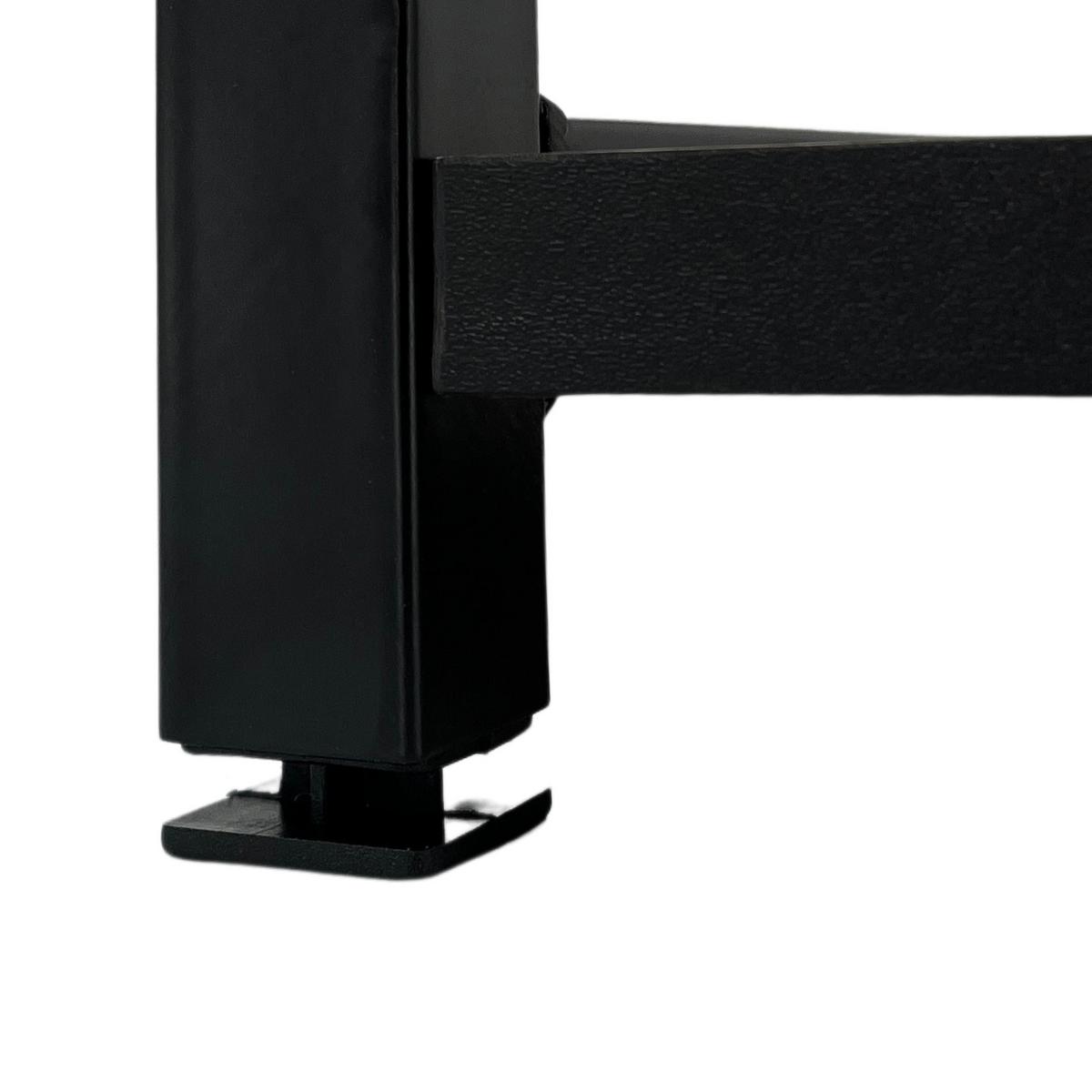 STANDREGAL Schwarz, Eiche Artisan 192/40/32 - Schwarz/Eiche Artisan, Holzwerkstoff (40/192/32cm) - RAUMHIRSCH FURNITURE