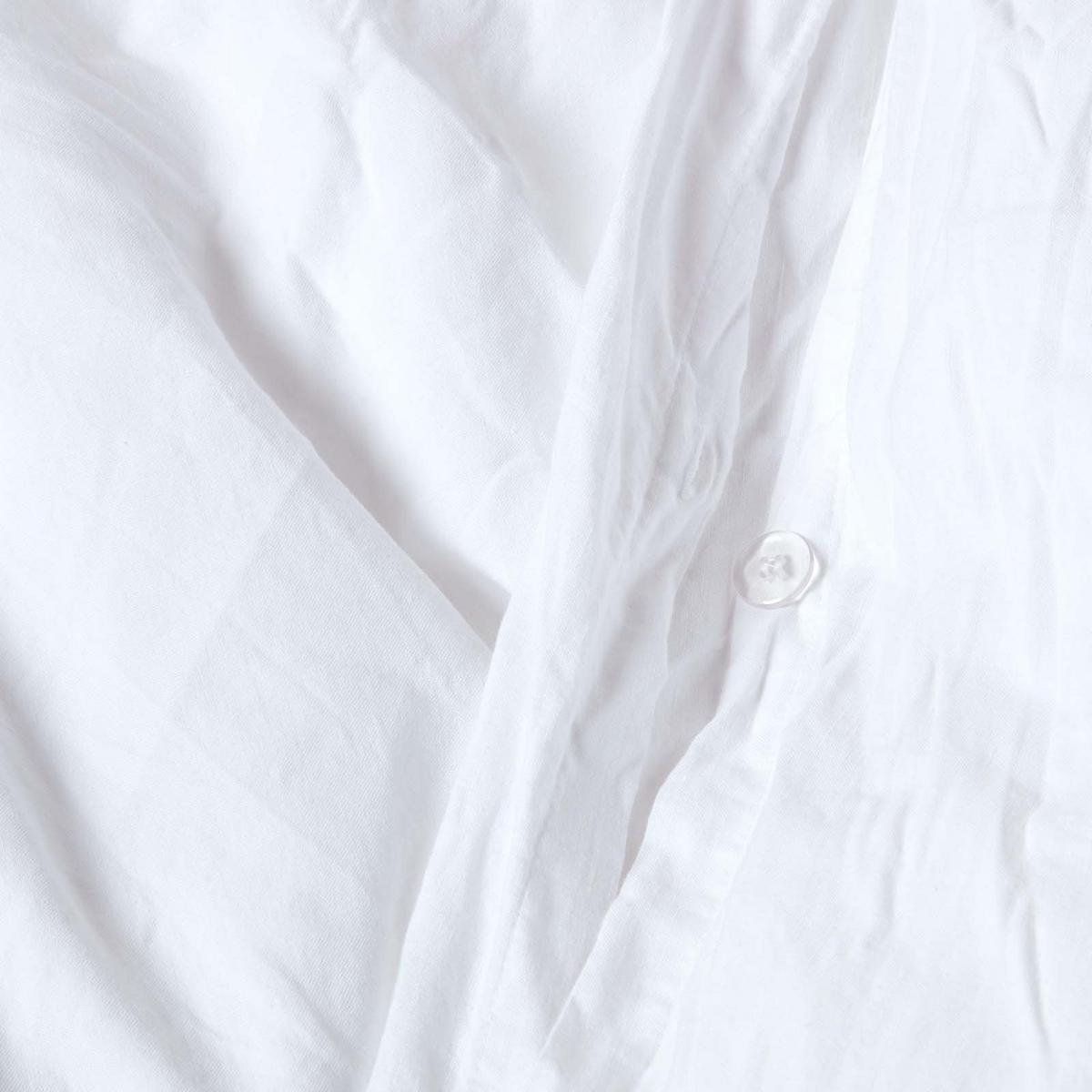 KISSENBEZUG Leinen für V-Form-Kissen - Weiß, Textil (38/76cm) - Homescapes