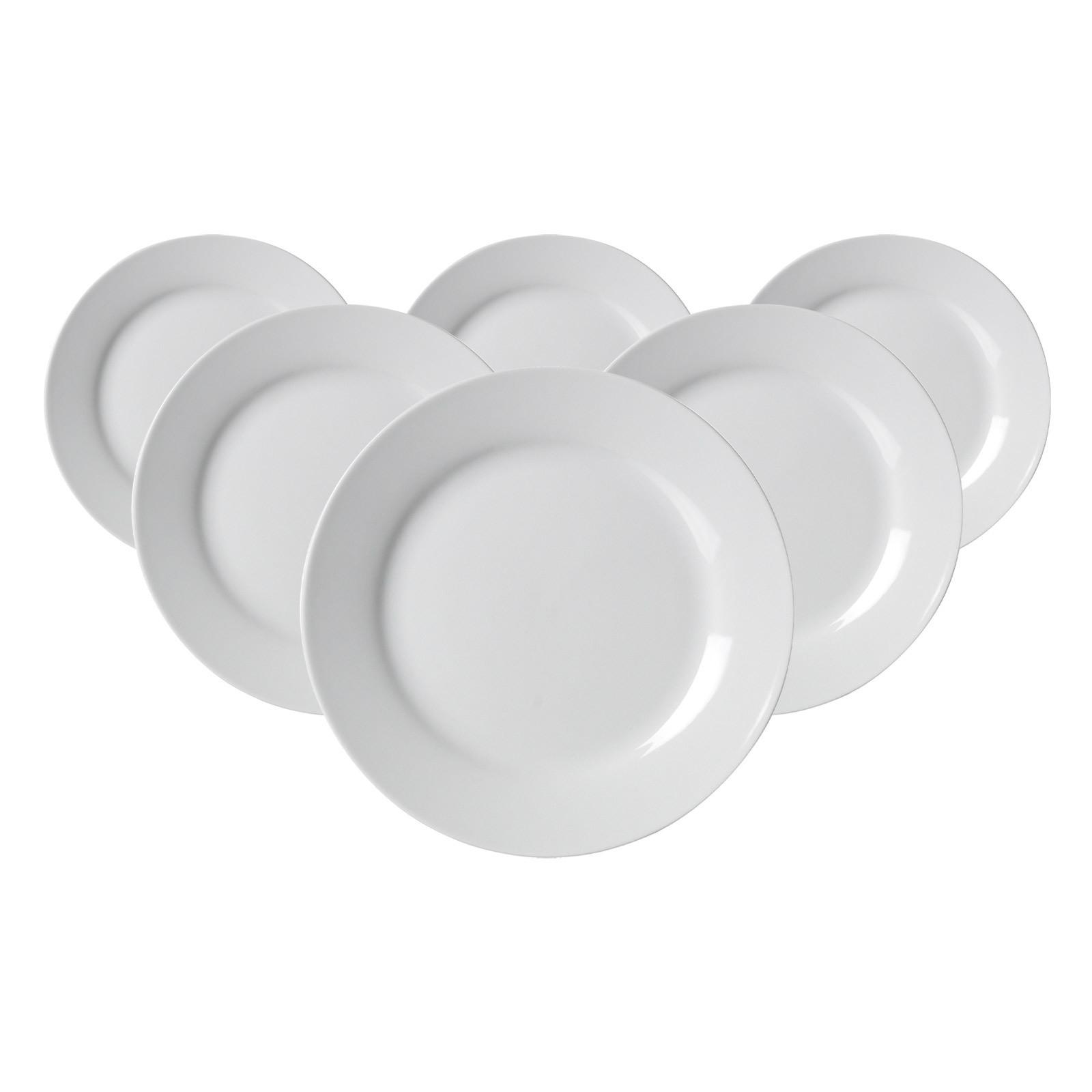 DESSERTTELLER Bianco weiß ø 19 cm 6er Set - Weiß, Keramik (19cm) - Ritzenhoff Breker