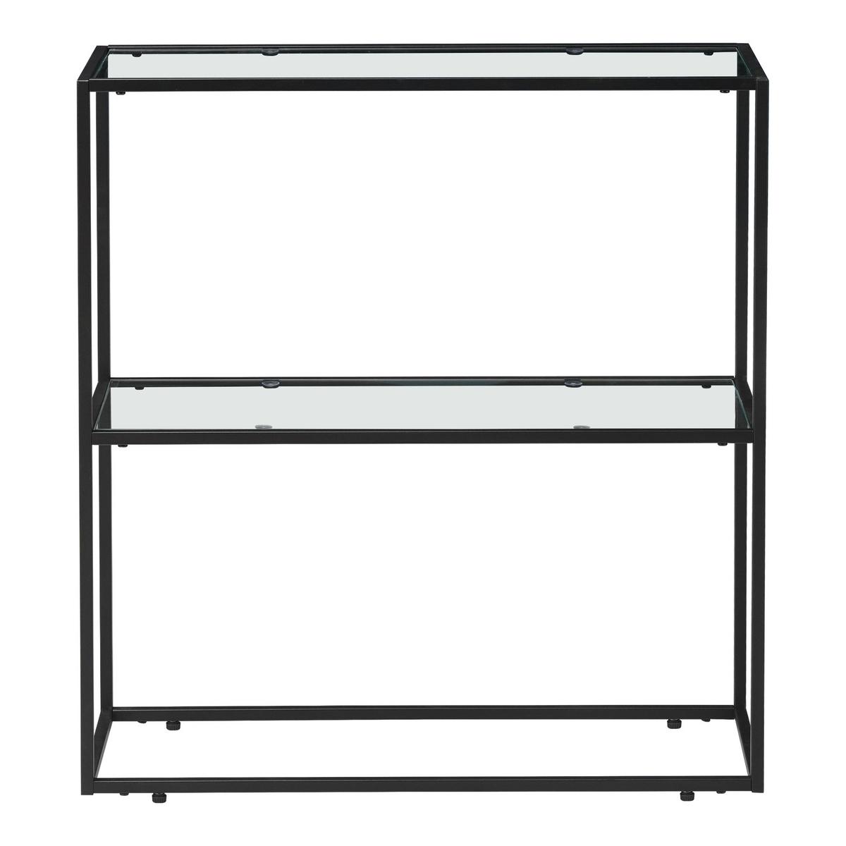 KONSOLENTISCH Konnevesi - Schwarz, Metall (30/80/85cm) - [en.casa]