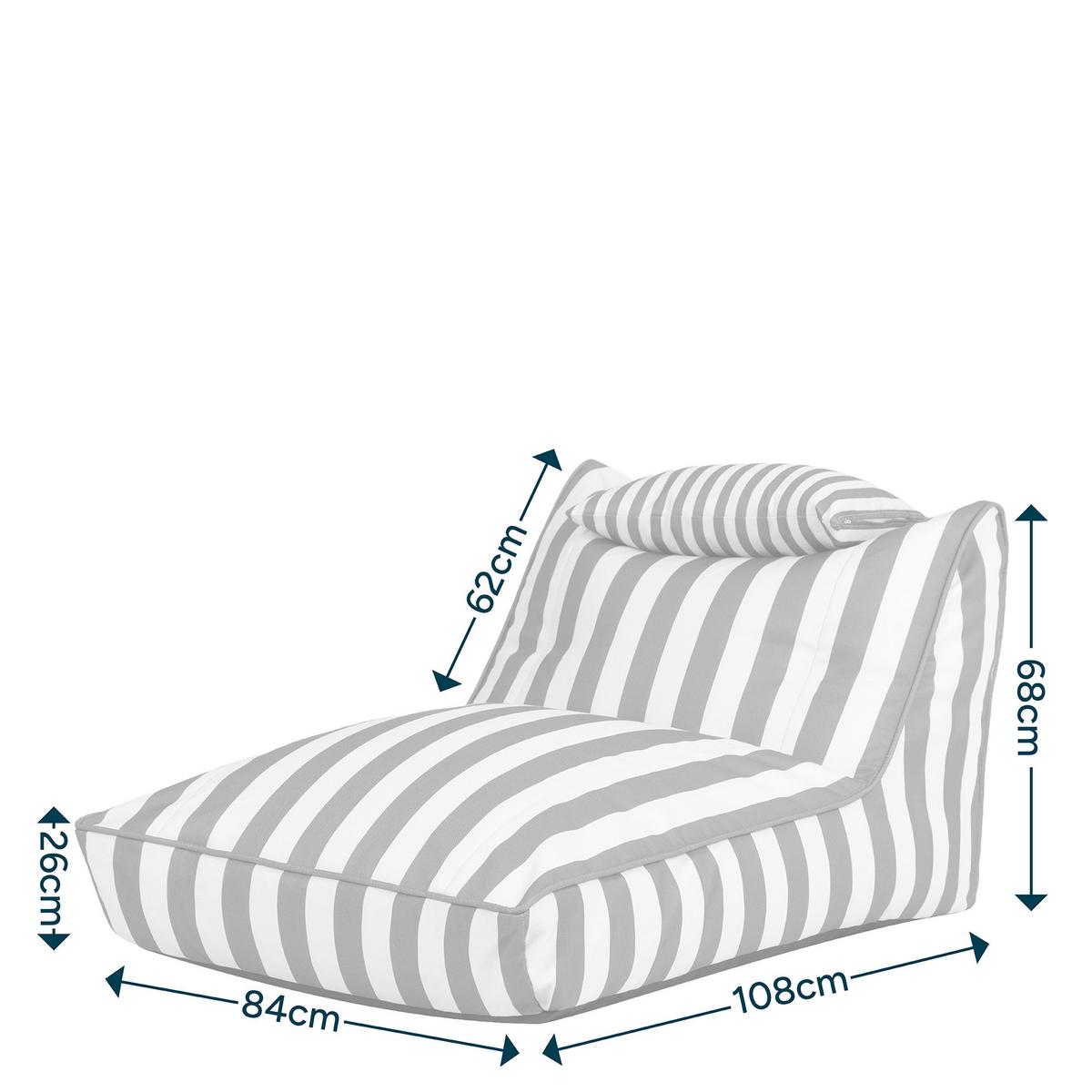 SITZSACK Liege Indoor Outdoor Nova - Olivgrün, Textil (84/68/108cm) - icon