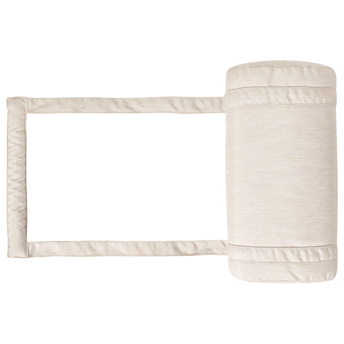 LIEGENAUFLAGE Hellbeige 56/192 cm Cesana Premium - Beige, Textil (192/5/56cm) - Beliani