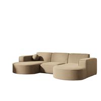SOFA U-form Sunday - Beige, Holzwerkstoff/Textil (299/78/165cm) - Fun Möbel