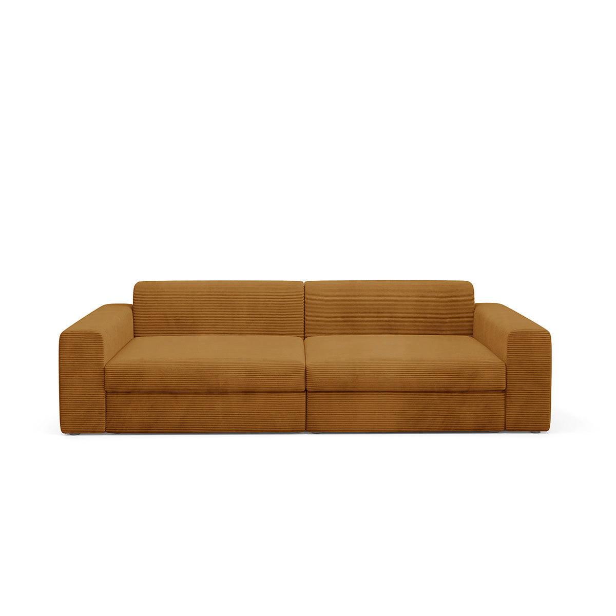 SOFA Paola 3 Sitzplätze Senfgelb - Gelb, Holz (272/86/120cm) - Petits-meubles