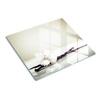 GLASPLATTE 60x52 cm Vanilleschote - Weiß, Glas (60/0.4/52cm) - TULUP
