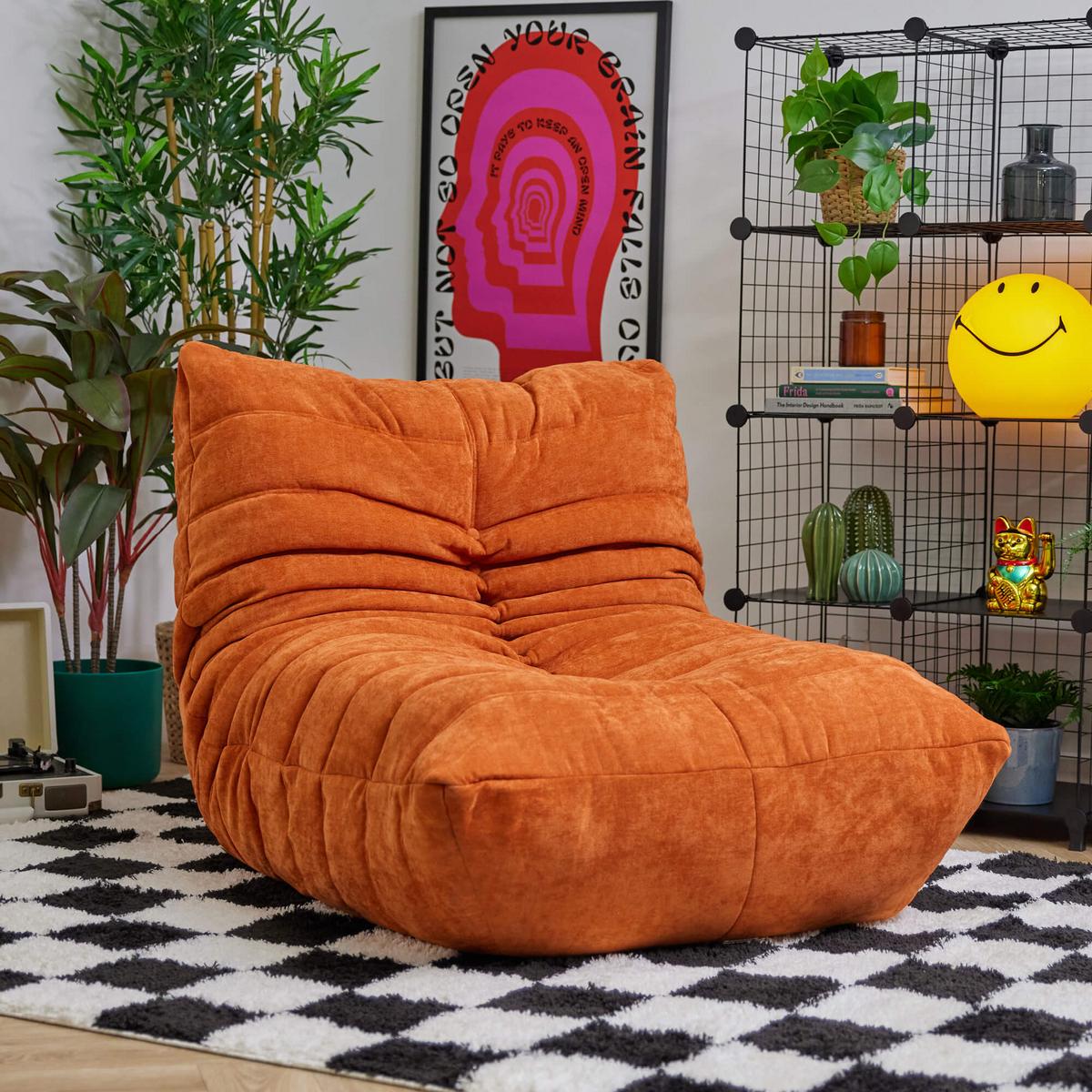 LIEGE-SESSEL Enzo - Orange, Textil (78/32/102cm) - icon