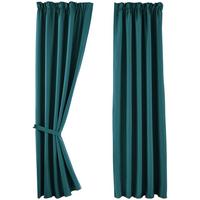 VORHANG 2ER SET NEWYORK HxB 245x140 cm Petrol - Petrol, Textil (140/245cm) - Gardinenbox