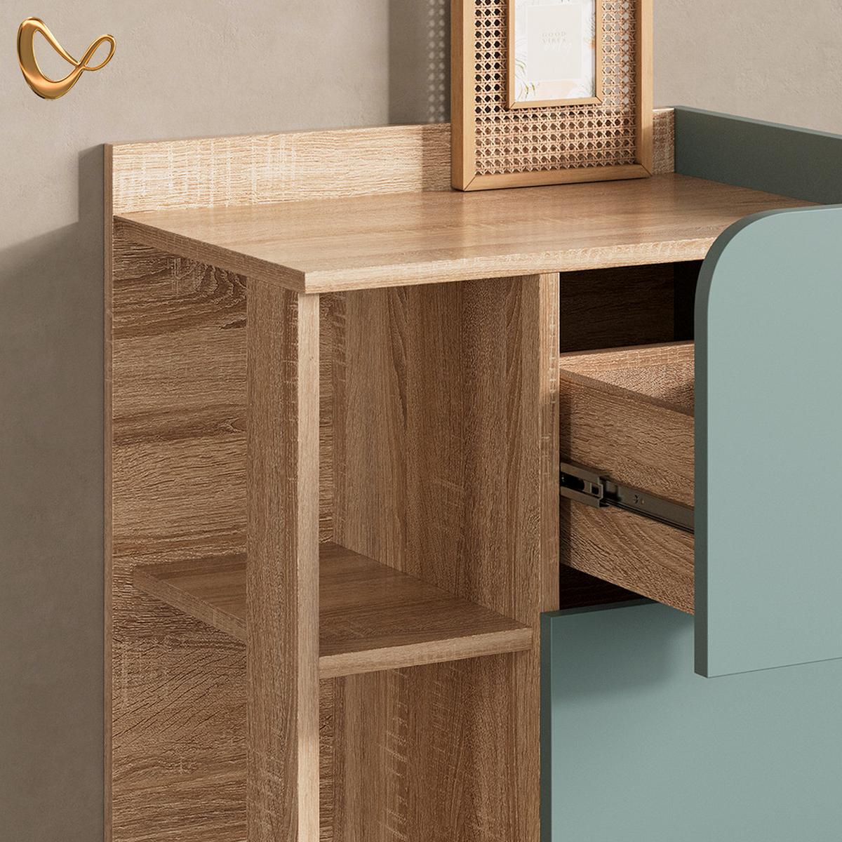BADMÖBEL-SET Marano Blau-Grau 6 Teile - Blaugrau, Holzwerkstoff (60/65/35cm) - Livinity®