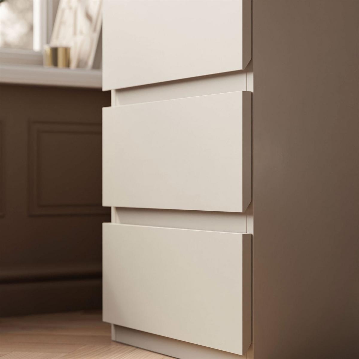 SCHMINKTISCH AURORA II ELITE KASCHMIR mit Spiegel und Beleuchtung - Kaschmir, Holzwerkstoff (120/145/55cm) - Lookway