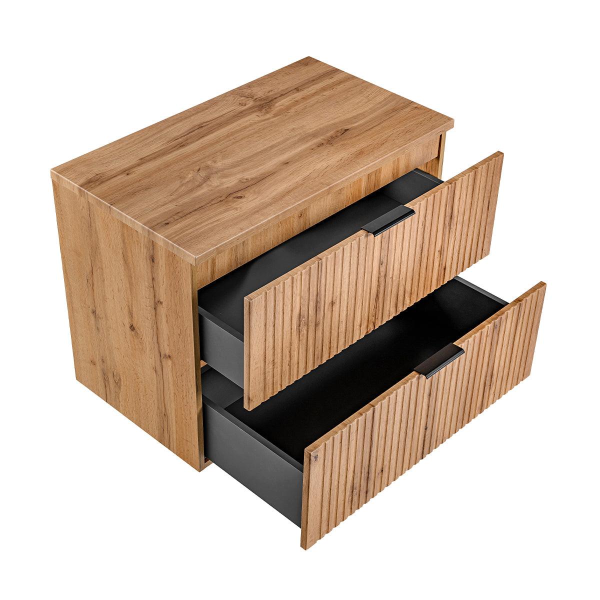WASCHTISCHUNTERSCHRANK 80.6cm Adriel Holz - Braun, Holzwerkstoff (80.6/59/46cm) - Petits-meubles