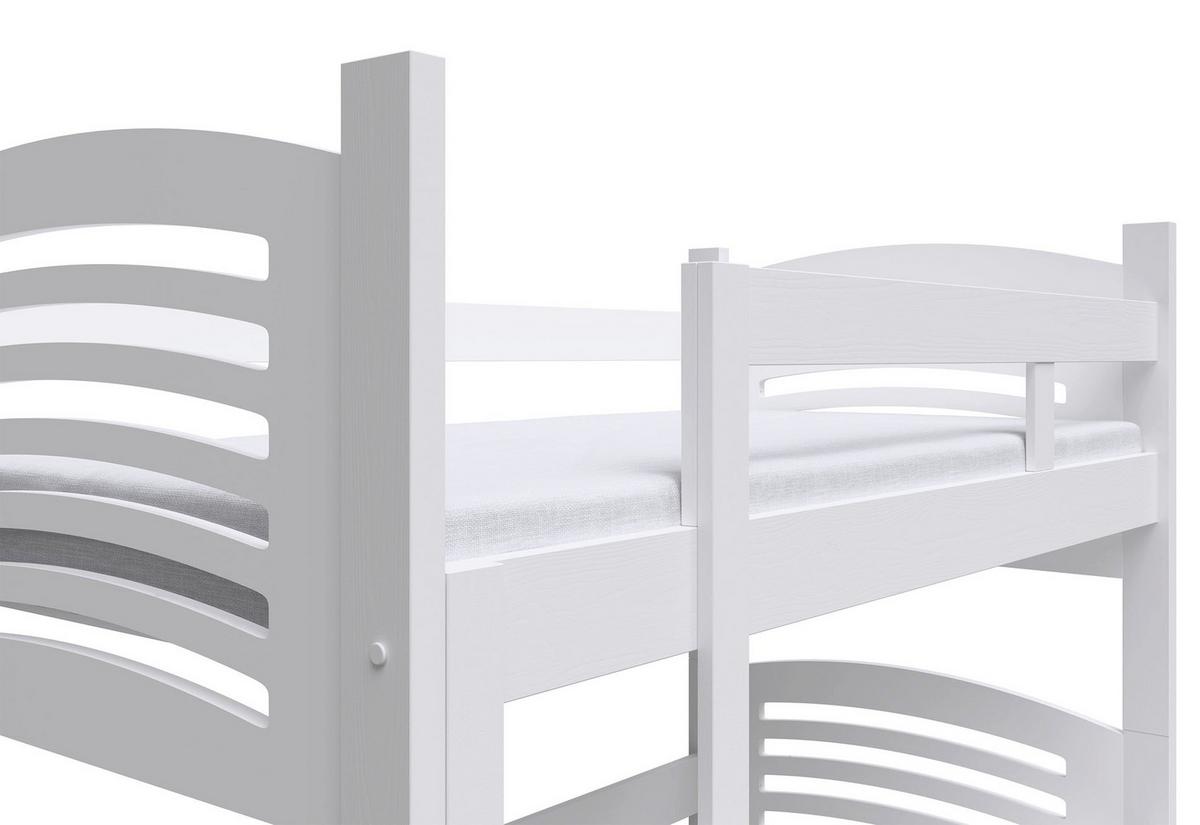 ETAGENBETT FÜR 3 PERSONEN Cami 75x180 cm - Weiß, Holz (75/180cm) - Selsey