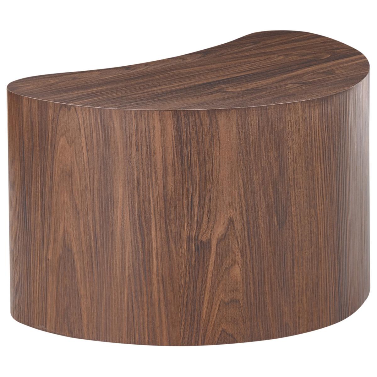 BEISTELLTISCH Dunkelbraun Bilpa - Dunkelbraun, Holzwerkstoff (57/35/33cm) - Beliani