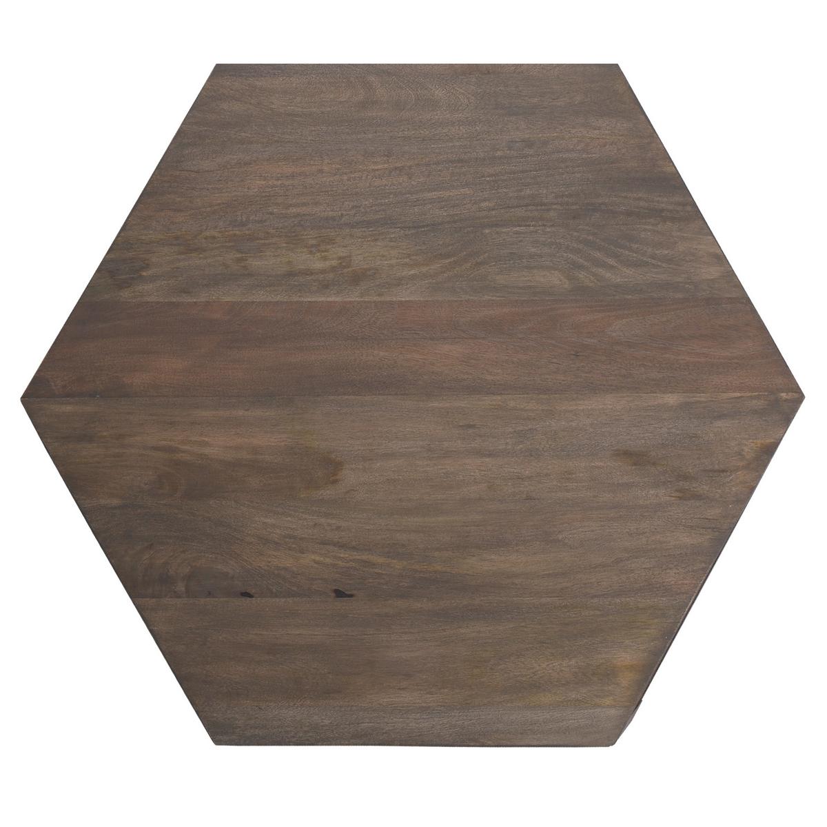 COUCHTISCH Ø100x45 cm rund Natur handgefertigt aus Mangoholz - Naturfarben, Holz (100/100/45cm) - WOMO-DESIGN