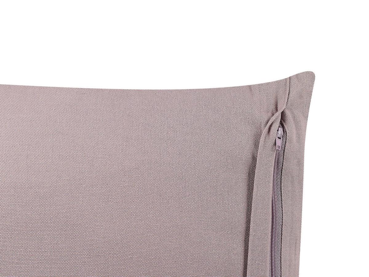 DEKOKISSEN 2er-Set Rosa 45/45 cm Silybum - Pink, Textil (45/45cm) - Beliani