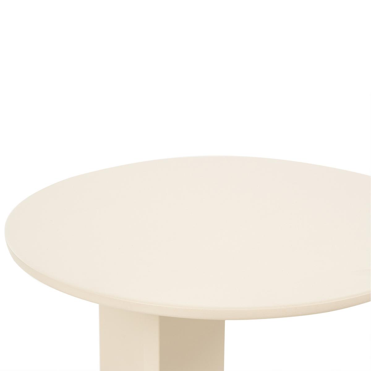 OUTDOOR-BEISTELLTISCH 40/40/Metall Beige Vanzago - Beige, Metall (40/40/51cm) - Beliani