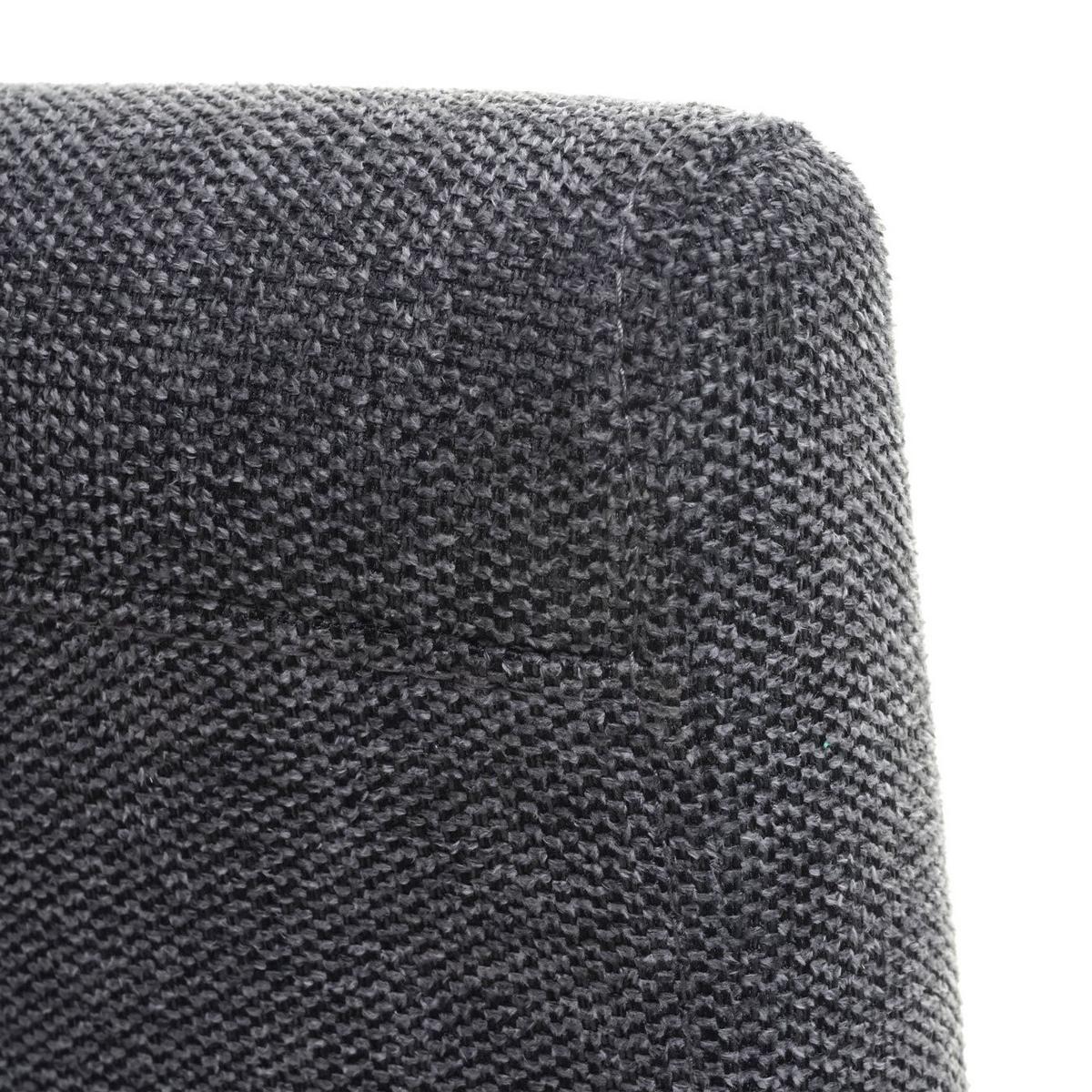 ESSZIMMERSTUHL Anthrazit, Dunkelbraun 4er-Set - Anthrazit/Dunkelbraun, Textil (43/90/56cm) - MCW