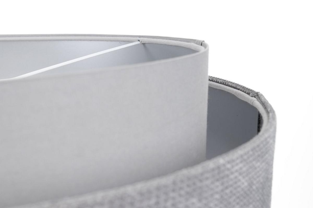HÄNGELEUCHTE Grau 60/25 cm - Grau, Kunststoff (60/1/25cm) - ONZENO