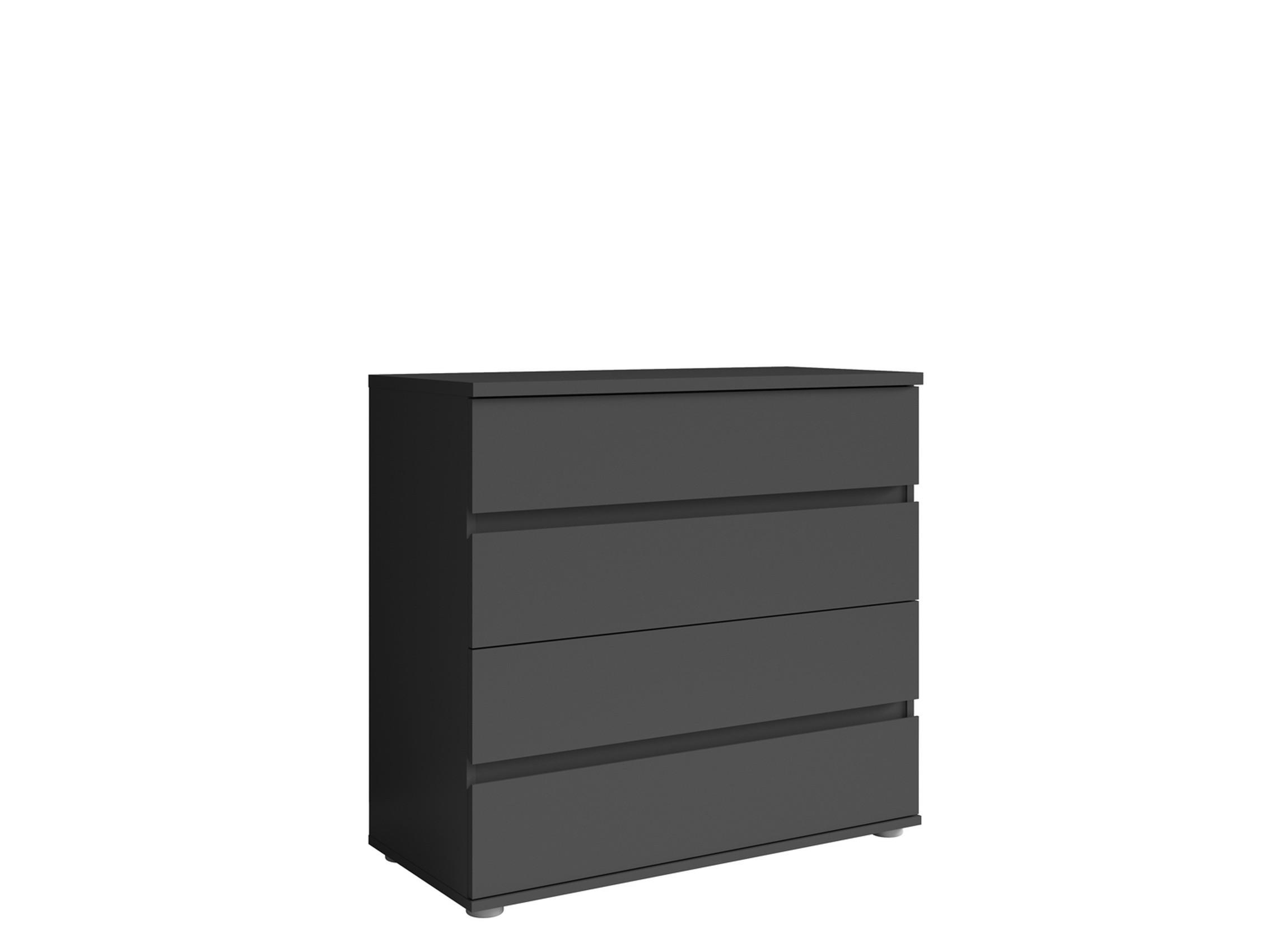 KOMMODE Graphit 91/84/42 - Graphitfarben, Holzwerkstoff (91/84/42cm) - RAUMHIRSCH FURNITURE