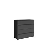 KOMMODE Graphit 91/84/42 - Graphitfarben, Holzwerkstoff (91/84/42cm) - RAUMHIRSCH FURNITURE