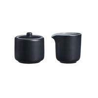 MILCH- UND ZUCKERSET Jasper schwarz 2er Set - Schwarz, Keramik (1/2cm) - Ritzenhoff Breker