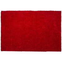SHAGGY-TEPPICH Demre 230/160 cm - Rot, Kunststoff (160/230cm) - Beliani
