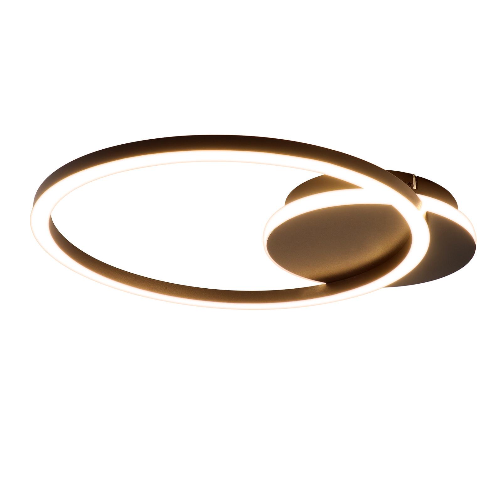 LED-DECKENLEUCHTE Schwarzhainbach 30.0/5/35.0 cm - Schwarz, Metall (35/30/5cm) - ZMH