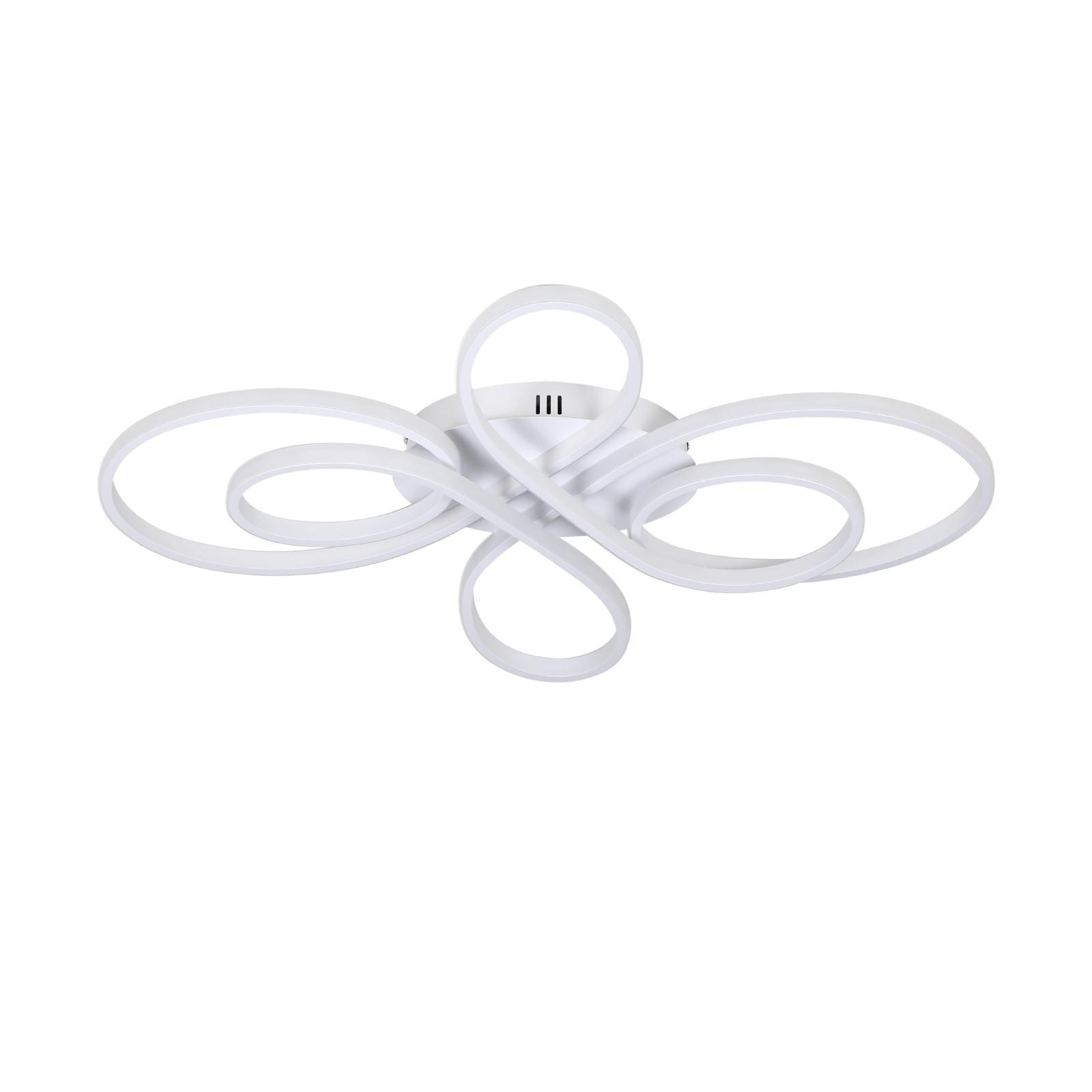 LED-DECKENLEUCHTE Lenzk 26.5/3.5/40 cm - Weiß, Metall (40/26.5/3.5cm) - ZMH
