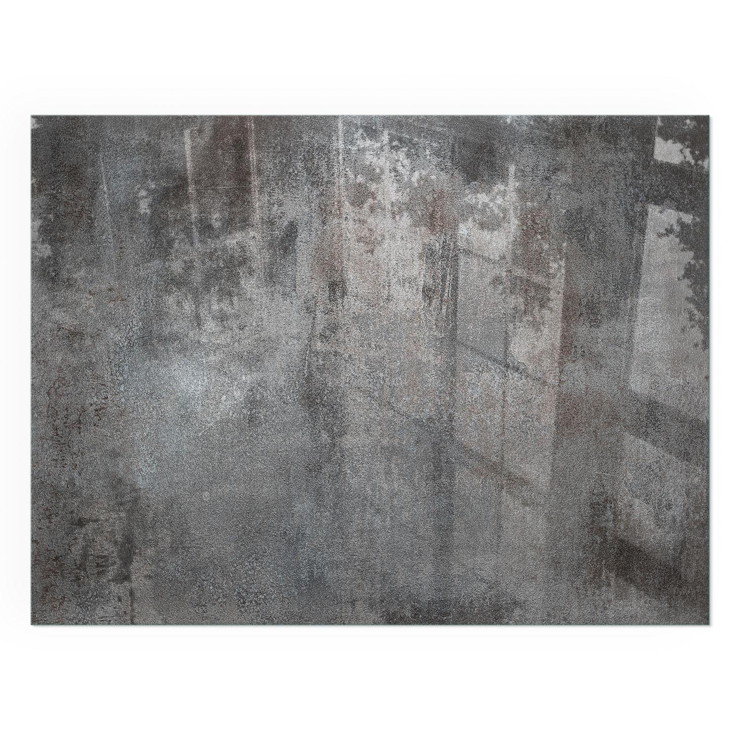 GLASPLATTE für Kamin 80x60 cm - Grau, Glas (80/60/0.4cm) - TULUP