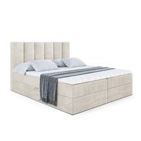 BOXBETT mit Matratze H3 und Lattenrost - BOXI1 - 180x200 cm Ecru - Ecru, Holzwerkstoff (180/200cm) - ALTDECOR