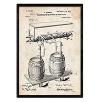 POSTER Kaltluftdruckgerät Patent A3 Rahmenlos - Klar, Papier (29.7/5/42cm) - Nacnic