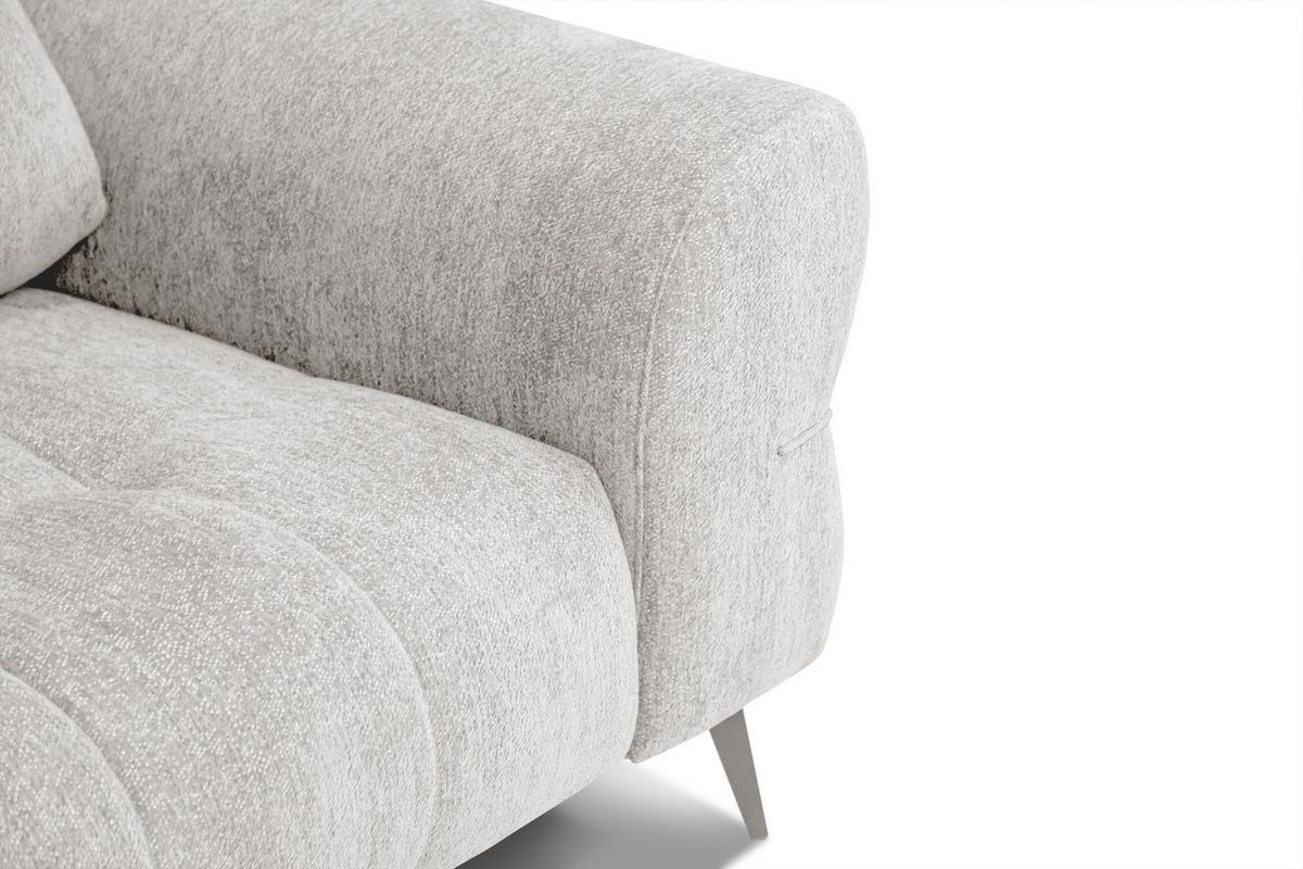 SOFA SALVINI 3-Sitzer, ecru - Ecru, Holz/Textil (237/88/99cm) - Wozimo