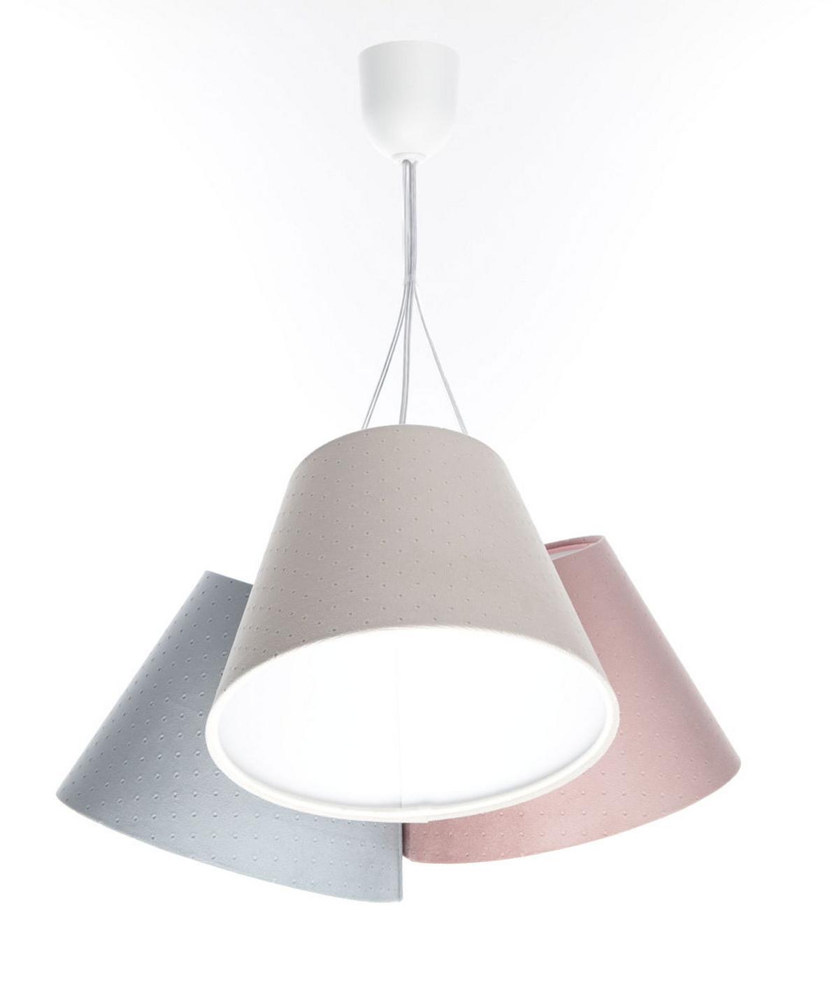 HÄNGELEUCHTE Blau 26/19 cm - Blau/Pink, Kunststoff (26/0.8/19cm) - ONZENO