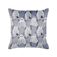 DEKOKISSEN Grau 45/45 cm Fanate - Grau, Textil (45/45cm) - Beliani