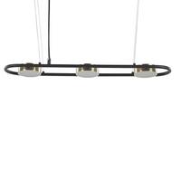 HÄNGELEUCHTE Mali 13/65/159 cm - Schwarz, Metall (13/65/159cm) - Beliani